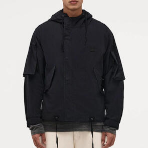 NEUW DISCONNECT PARKA BLACK