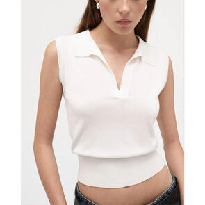 NEUW DISCO TOP - CREAM WHITE