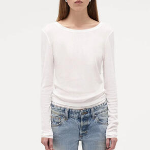 NEUW ECHO LONGSLEEVE WHITE