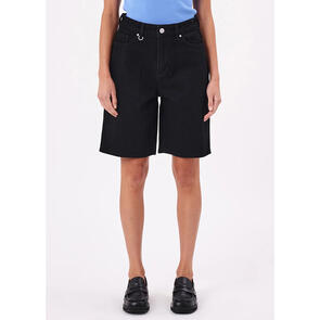 NEUW PHOEBE SHORT JET BLACKWASHED BLACK