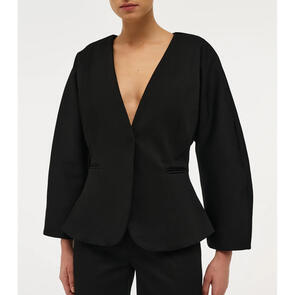 NEUW SCULPT SCUBA JACKET BLACK