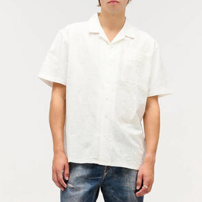 NEUW THRACE EMBROIDERED SS SHIRT WHITE