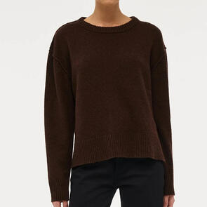 NEUW YAK KNIT CREW SABLE