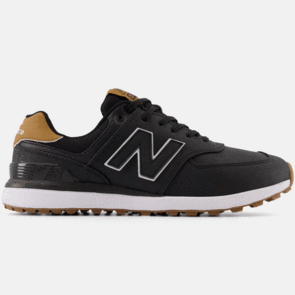 NEW BALANCE GOLF 574 GREENS V2 SPIKELESS BLACK / GUM