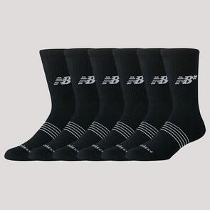 NEW BALANCE ACTNUM CREW 6PK BLACK