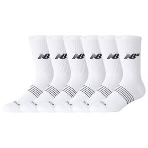 NEW BALANCE ACTNUM CREW 6PK WHITE