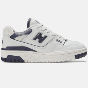 NEW BALANCE WOMENS 550 WHITE DARK MERCURY B