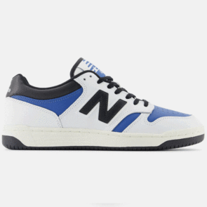 NEW BALANCE 480 WHITE WITH BLUE AGATE AND BLACK