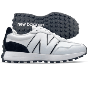 NEW BALANCE WOMENS 327 GOLF  WHITE / BLACK