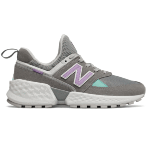 NEW BALANCE WOMENS 574 GUNMETAL PURPLE B