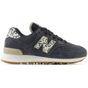 NEW BALANCE WOMENS 574 LEOPARD PHANTOM SEA SALT B