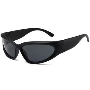 Y2K NEW PUNK GLASSES BLACK