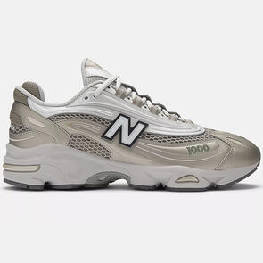 NEW BALANCE 1000 ARID STONE WITH LIGHT SILVER METALLIC AND DARK ALPINE GREEN D