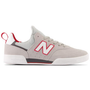 NEW BALANCE NUMERIC 288S  LT. GREY / RED SUEDE / MESH