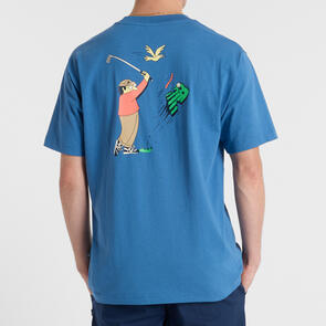 NEW BALANCE ATHLETICS GOLF CARTOON T-SHIRT SEASTONE