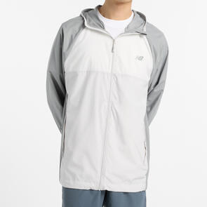 NEW BALANCE ATHLETICS PACKABLE JACKET YST SLATE GREY