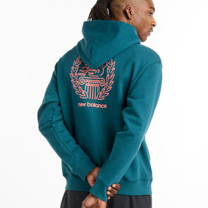 NEW BALANCE DEBUT SCULPTURE HOODIE EEP OCEAN
