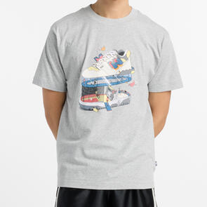 NEW BALANCE FITNESS CENTER T-SHIRT ATHLETIC GREY