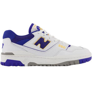 NEW BALANCE 550 WHITE PURPLE YELLOW D