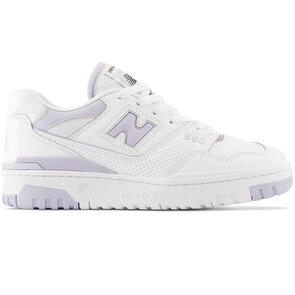 NEW BALANCE WOMENS 550 WHITE LILAC B