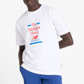 NEW BALANCE ATHLETICS RELAXED CHOICE T-SHIRT WHITE