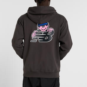NEW BALANCE FACE OKA CHARACTER HOODIE BLACK
