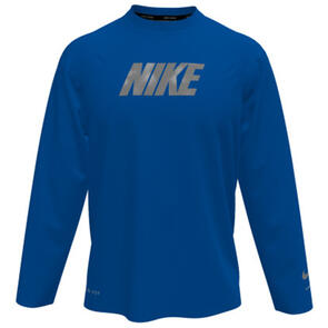 NIKE BOYS BRAND BLAST LONG SLEEVE HYDROGUARD ROYAL