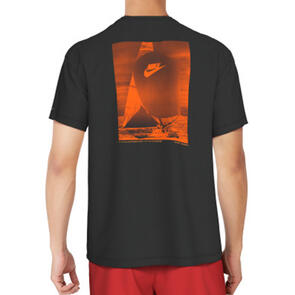 NIKE SAILBOAT AMERICAS CUP SHORT SLEEVE HYDROGUARD BLACK