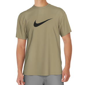 NIKE SHORT SLEEVE HYDROGUARD BEIGE