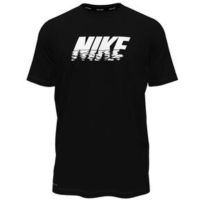 NIKE SUNSET LOGO SHORT SLEEVE HYDROGUARD BLACK