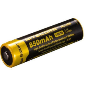 NITECORE 14500 RECHARGEABLE LITHIUM-ION BATTERY (3.7V, 850MAH)