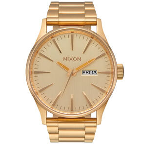 NIXON SENTRY STAINLESS STEEL ALL GOLD