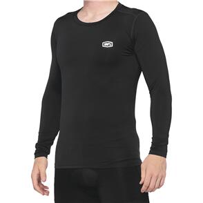 100% BASECAMP LONG SLEEVE BASE LAYER BLACK