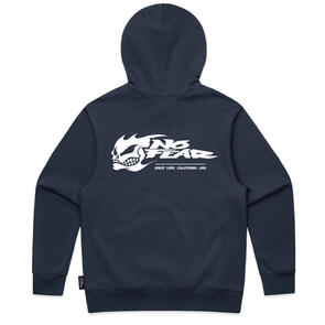 NO FEAR NAVY SKULL HOODIE