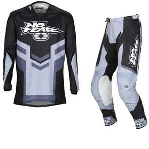 NO FEAR YOUTH ELEKTRON JERSEY AND PANTS BLACKOUT