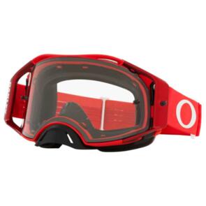OAKLEY AIRBRAKE - MOTO RED MX GOGGLES WITH CLEAR LENS