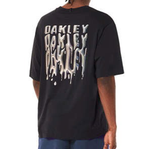 OAKLEY STACKED METAL TEE BLACKOUT
