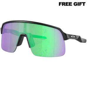 OAKLEY SUTRO LITE SUNGLASSES MATTE BLACK W/ PRIZM ROAD JADE LENS OAKLEY