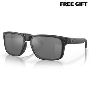 OAKLEY HOLBROOK XL SUNGLASSES MATTE BLACK W/ PRIZM BLK POL OAKLEY