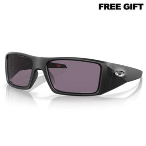 OAKLEY HELIOSTAT SUNGLASSES MATTE BLK W/ PRIZM POL