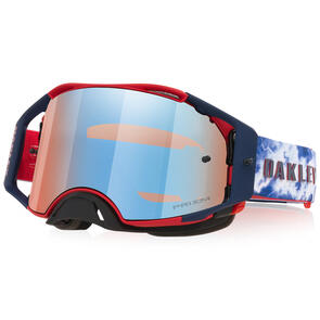 OAKLEY AIRBRAKE MX GOGGLE RENAUX SIG. MATTE NAVY W/ PRIZM SAPPHIRE LENS