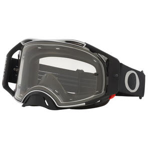 OAKLEY AIRBRAKE MX GOGGLE TUFF BLOCKS BLACK GUNMETAL W/ CLEAR LENS