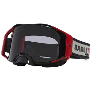 OAKLEY AIRBRAKE MX GOGGLE TLD GREY BLOCKS W/ LIGHT GREY LENS