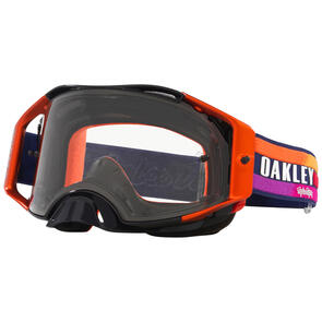 OAKLEY AIRBRAKE MX GOGGLE TLD NAVY SUNRISE W/ CLEAR LENS