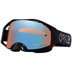OAKLEY AIRBRAKE MX GOGGLE BLACKOUT B1B W/ PRIZM SAPPH