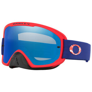 OAKLEY O-FRAME 2.0 PRO MX GOGGLE TEAM RED W/ BLACK ICE IRIDIUM LENS