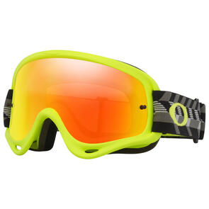 OAKLEY O-FRAME MX GOGGLE BLACK EMPIRE W/ FIRE IRIDIUM LENS