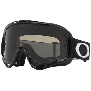 OAKLEY O-FRAME MX GOGGLE JET BLACK W/ DARK GREY LENS