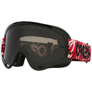 OAKLEY O-FRAME MX GOGGLE RED EDDIE W/ DARK GREY LENS