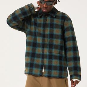 OAKLEY OFF-SLOPE OVERSHIRT ARMY GREEN CHECK